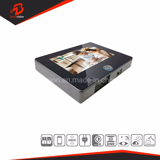 Intercomunicador de bateria de segurança Smart Wireless Ring Door Bell Video Campainha Câmera