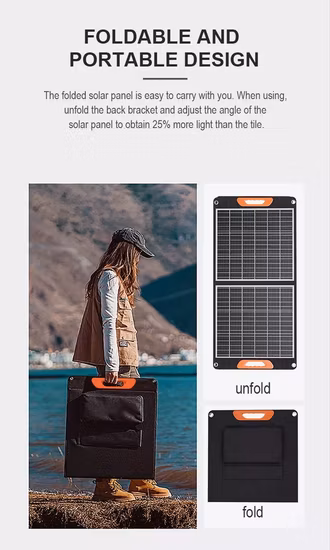  Quente!  Painel solar portátil universal da central elétrica da tomada 220V com casa interna exterior de MPPT