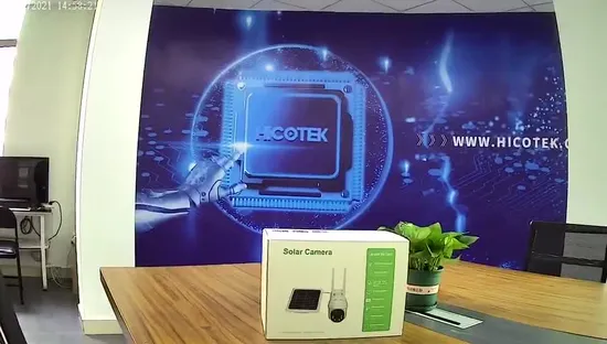 Sistema de energia solar Hico WiFi 2 megapixels 1080P HD sem fio CCTV IP segurança externa câmera bala
